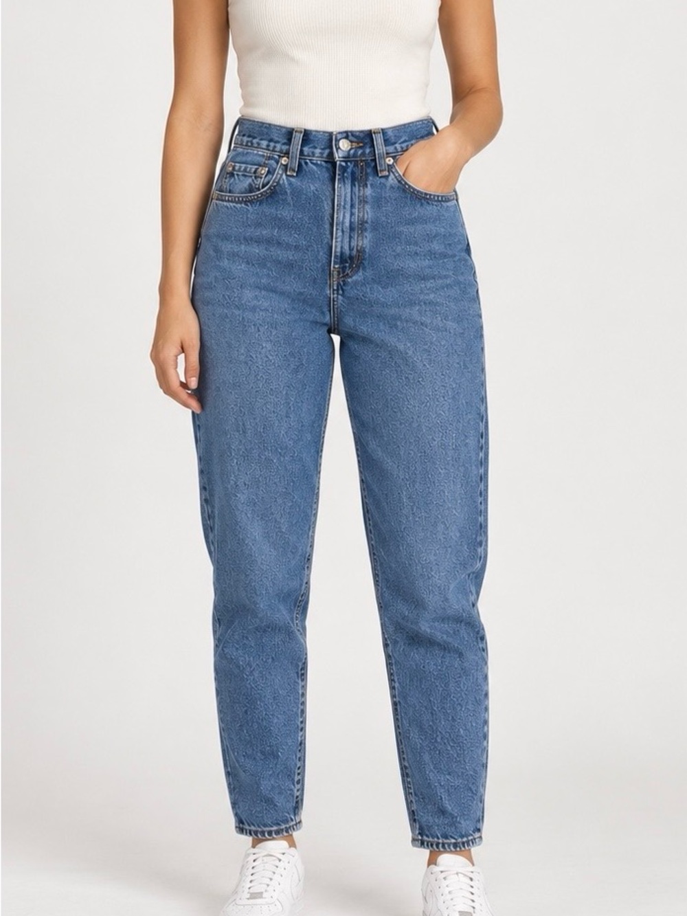 Levi’s Premium High Loose Taper Jeans Women’s Size 24 Medium Wash High Rise